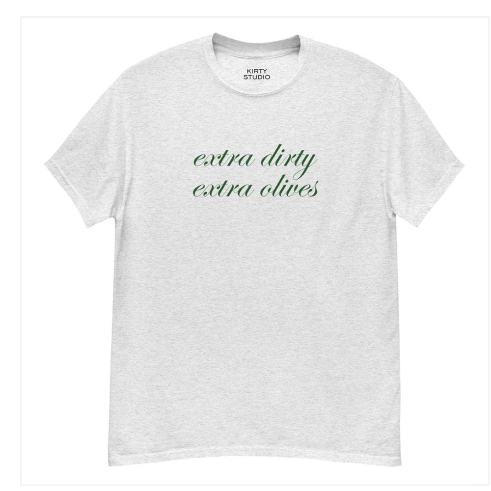 'Extra Dirty, Extra Olives®' Tee Kirty Studio